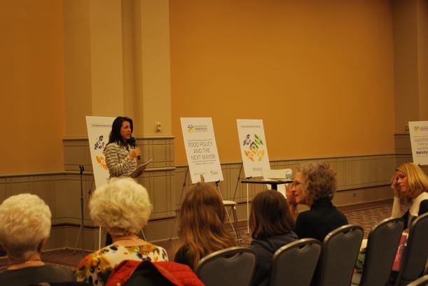 FPAC Co-Chair Diane Cornman-Levy kicks off the forum with an introduction