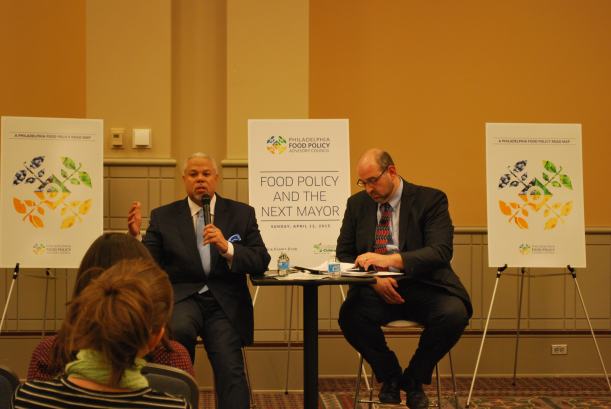 Candidate Anthony Williams discusses food systems issues in Philadelphia