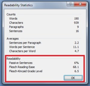 Readability Function